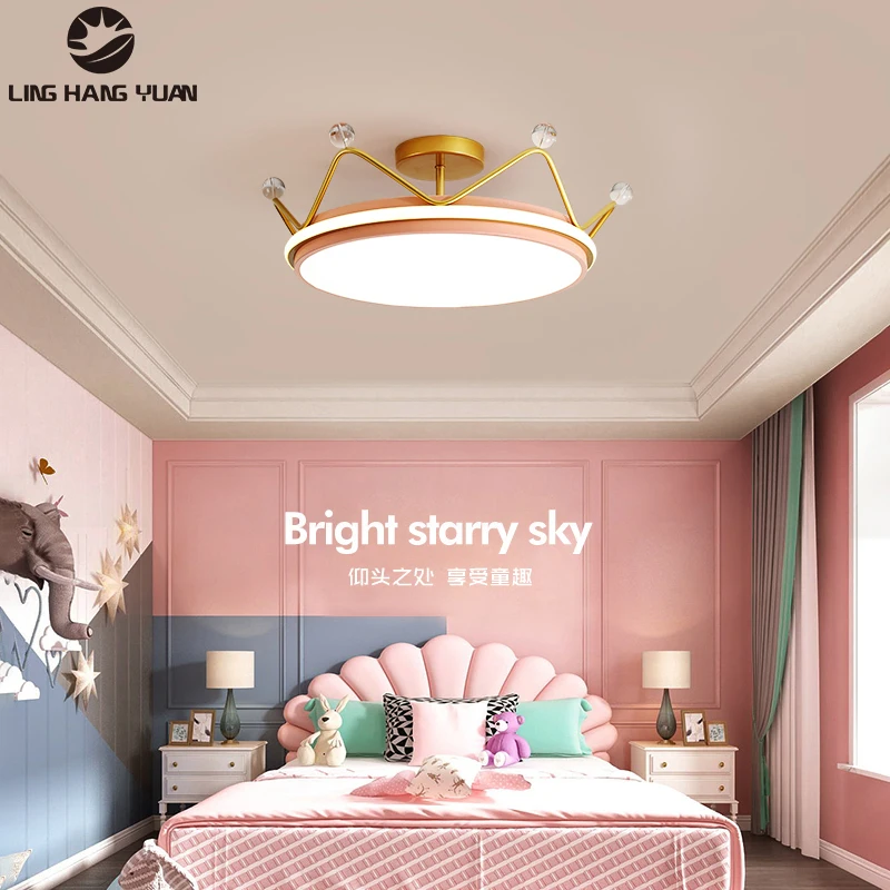 

Modern Led Ceiling Light Home Decoration Ceiling Lamp for Living room Bedroom Dining room Lamp Children Light Pink Gold Blue