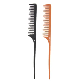 

2x Comb Pin Tail Hair Salon Sectioning Volume Fine Teasing Styling Combs Set For Hair Styling