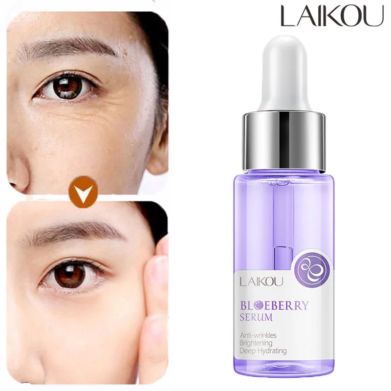 LAIKOU Blueberry Anti Wrinkles Facial Serum Brighten Skin Tone Hydrating Repair Damaged Skin Whitening Remove Spots Skin Care 2 LAIKOU Blueberry Anti Wrinkles Facial Serum Brighten Skin Tone Hydrating Repair Damaged Skin Whitening Remove Spots Skin Care - Image 2