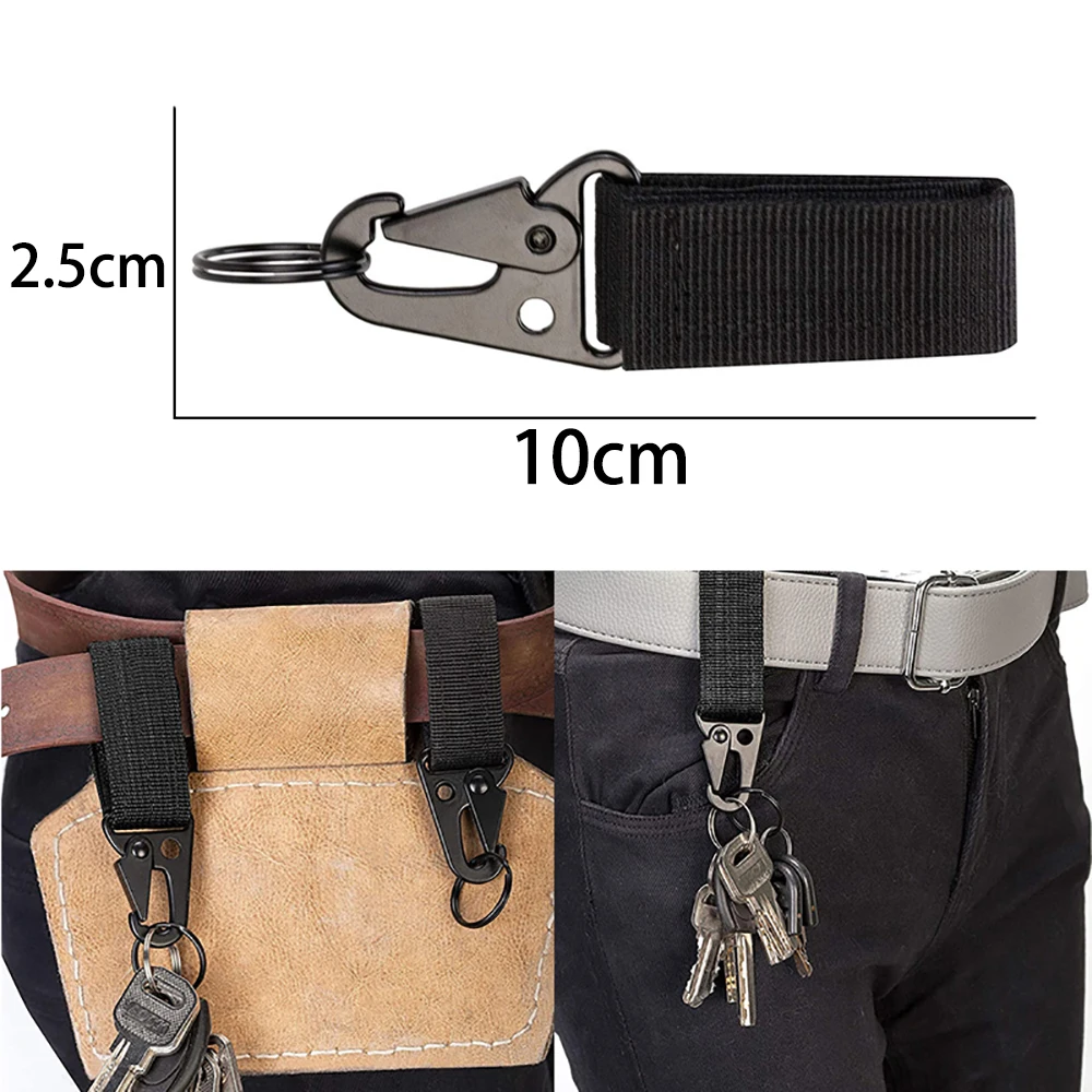 Kit of 25 Molle Accessories Kit Attachment D Ring Grimloc Locking Gear Clip Webbing Strap Tactical Backpack Web Elastic String molle accessories