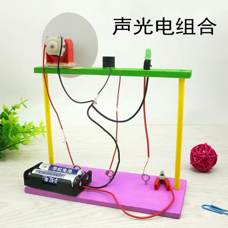 

Students Science Experiment Fun Conductive Sound And Light Toy Science And Technology Small Production Handmade Assembled Small