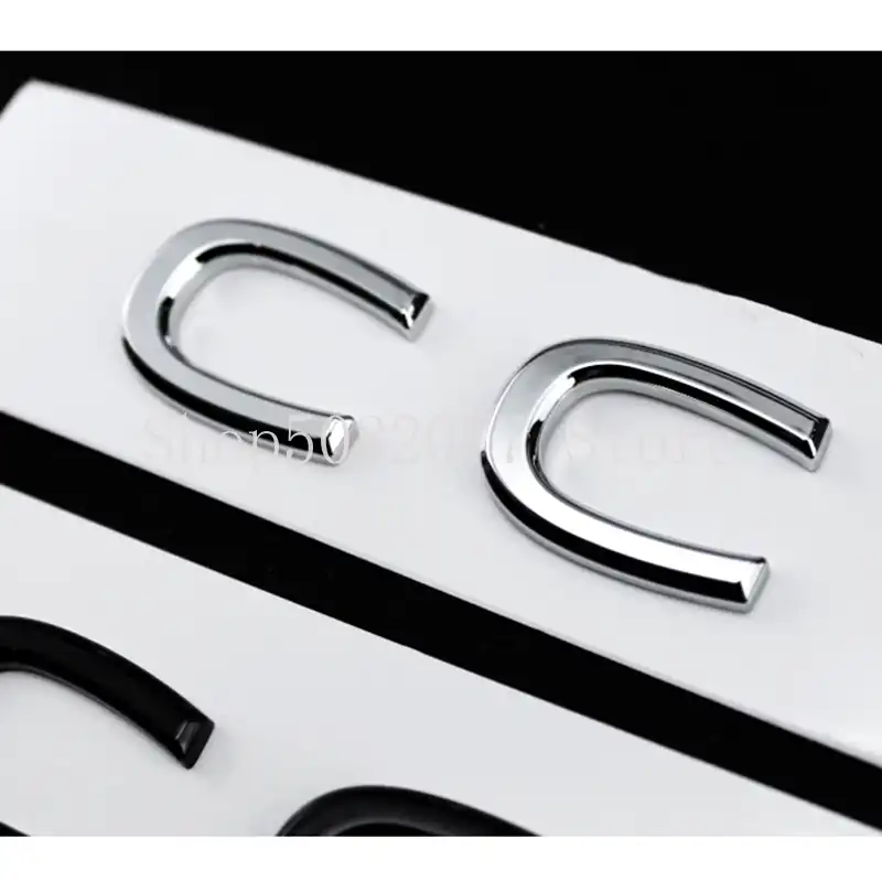 21文字エンブレムのバッジarteon Cc車中央トランクステッカー銘板ロゴアクセサリーフォルクスワーゲン光沢のあるマットブラック Emblems Aliexpress