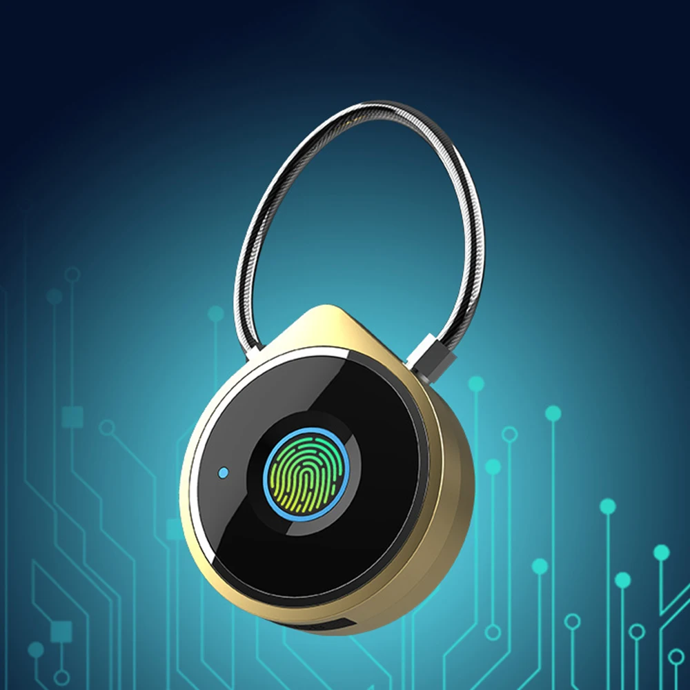 

Fingerprint Padlock Anti Theft 508DPI Resolution Phone Unlock Smart Electronic Dormitory Security Locker