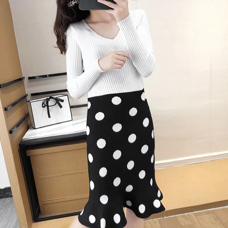 High Quality Spring Autumn V Neck Knitted Pullovers Women Slim Basic Sweater Elastic Solid Color Jumpers Female Women Sweater