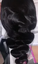 Allove de la onda del cuerpo de la peluca con malla Frontal transparente 13x4 peluca Frontal de encaje pelucas de cabello humano para las mujeres negras 28 30 pulgadas peluca con malla Frontal