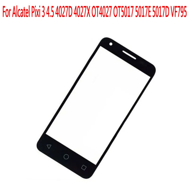 Для Alcatel One Touch Pixi 3 4 5 OT4027 4027D 4027X 5017 5017E VF795 ЖК-Передняя Сенсорная панель стеклянная