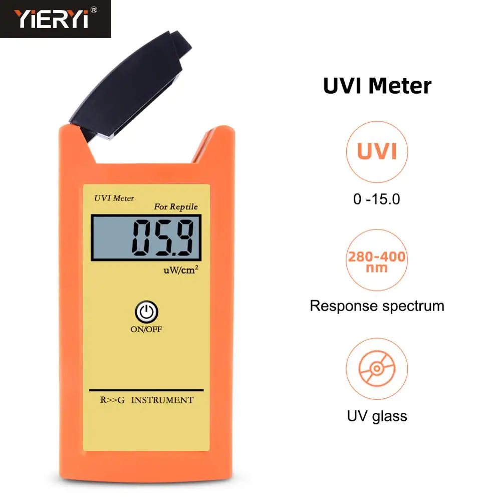 Yieryi Digitale UVI Metro ± 10% RIF. NIST di Alta Precisione Sole Indice Tester UVI Ultravioletti Intensità Fotometrica Strumento di Misura