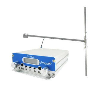 

CZH-15A CZE-15A FU-15A 15W 15watts PLL Radio Broadcast FM transmitter + DP100 dipole antenna power for Church, Car, Home