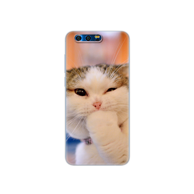 phone case for  honor 9 honor 9 lite soft tpu silicon back cover 360 full protective printing transparent coque