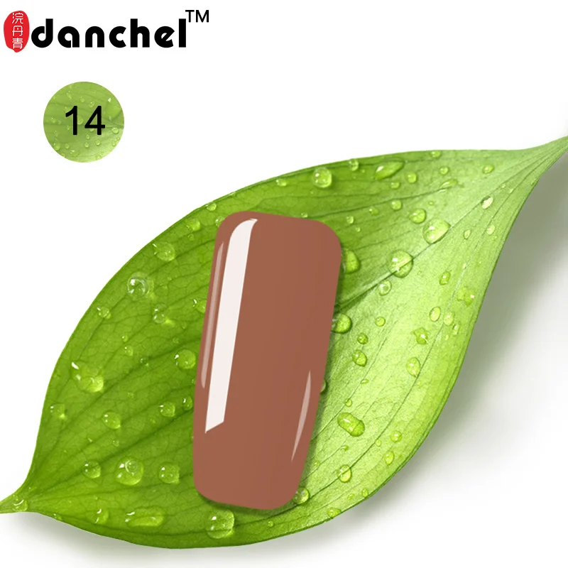 Danchel 1-40 Цвет 9 мл гель покрытые лаком ногти искусство гель uv Vernis светодиодная база для ногтей! полупостоянная светодиодный Soak Off Гель-лак для ногтей - Цвет: 14