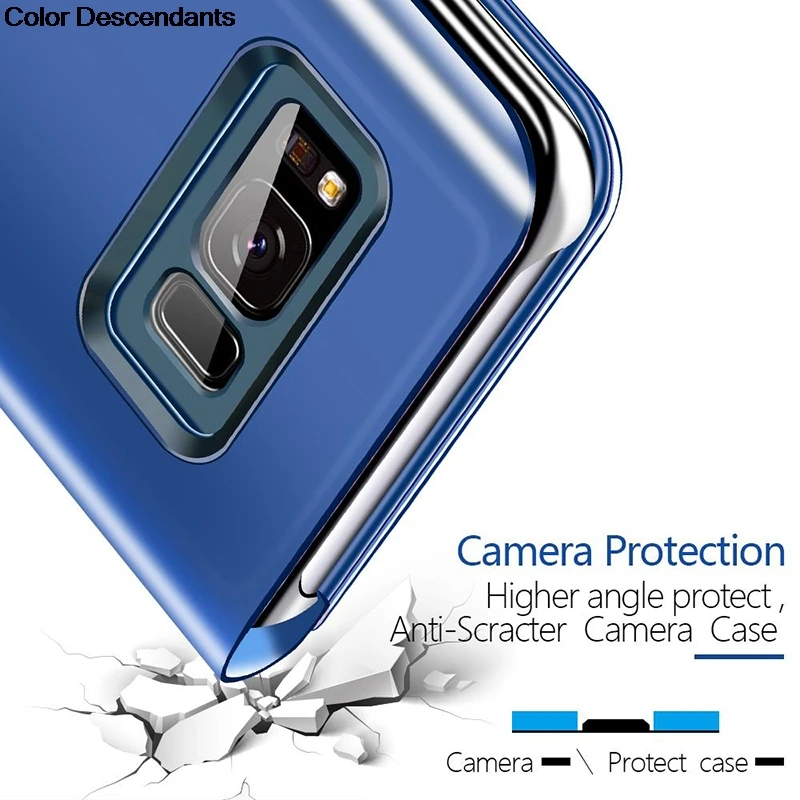 Smart-Mirror-Flip-Case-For-Huawei-P20-Lite-Pro-Honor-10-9-8-Lite-P10-P9