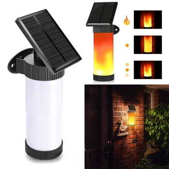 

Waterproof Flickering Flame Led Solar Lawn Light Landscape Lamp Lantern LED Light Lamps For Outdoor Garden Yard Path Wall New