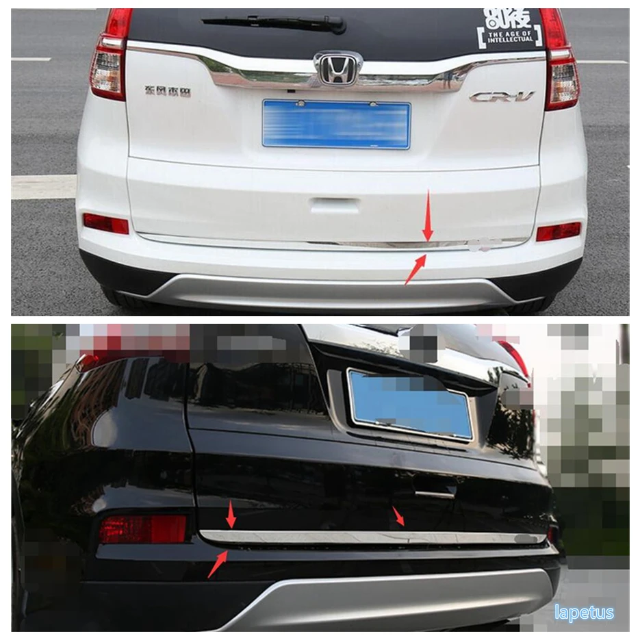 Stainless Rear Trunk Lid Tailgate Lower Cover Trim fit for Honda CR-V CRV 17-19 