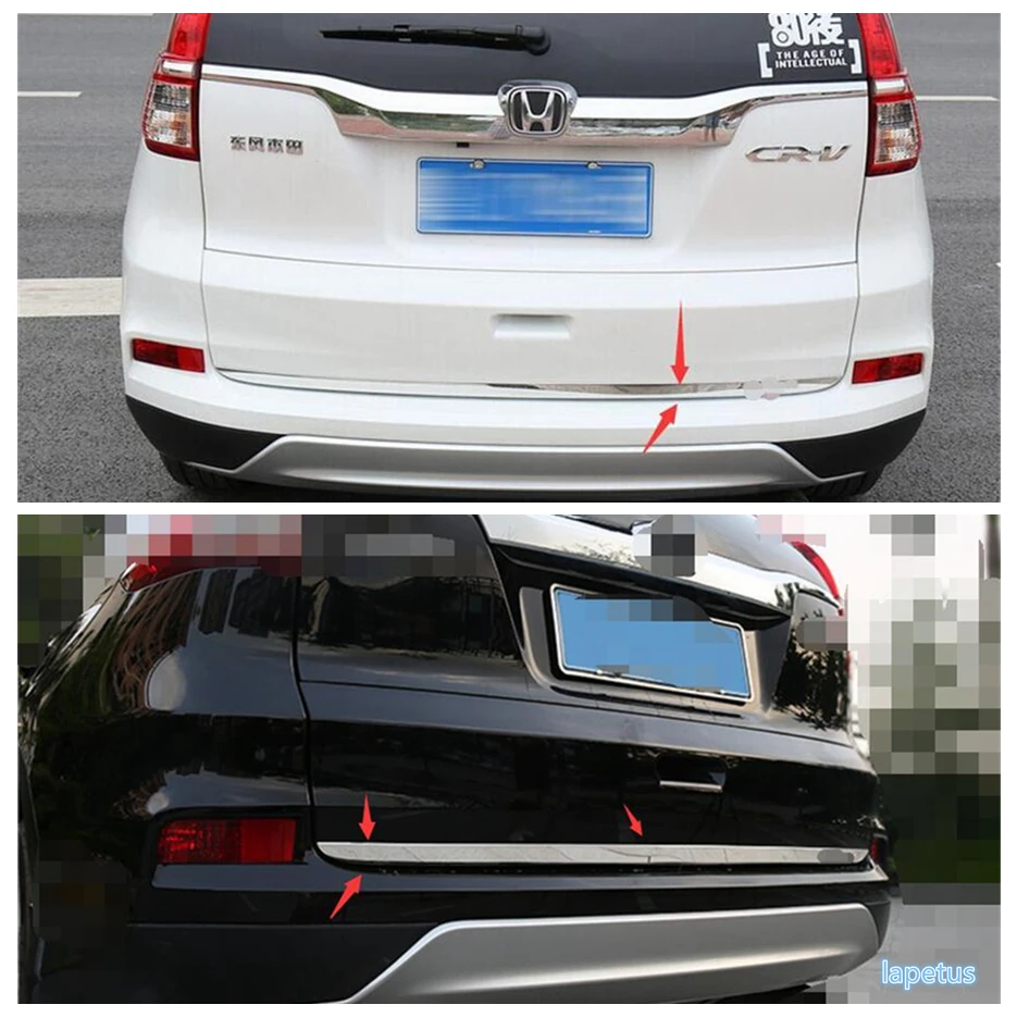 Для Honda CRV CR V 2013 2016 хромированная задняя дверь из нержавеющей стали Нижняя крышка
