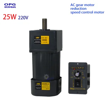 

25W 220V OPG miniature gear reduction motor + speed governor