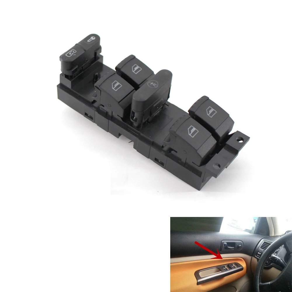 

Car Window Master Switch Button Console For Golf Jetta Bora Passat MK4 2002-2007 1J4 959 857B