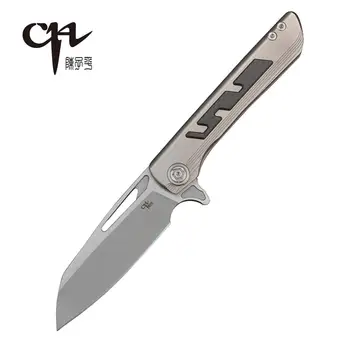 

CH Butcher 2 Steel S35vn Pocket Knife Bushcraft Folding Knife Titanium Carbon Fiber Handle 2020 New