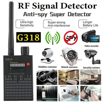 

G318 Anti-Spy Amplification Signal Detector RF Spy Bug GPS Tracker Finder Tracer Finder 2G 3G 4G Detector