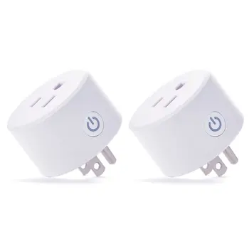 

M-001 Wireless Remote Control Outlet Electrical Power Light Plug Switch Socket Round Us Plug Scenario Timing Settings