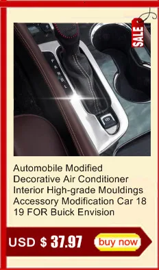 Car Chromium Automobile Handle Door Cup Interior High-grade Bright Sequins Sticker Strip 14 15 16 17 18 19 FOR Buick Envision