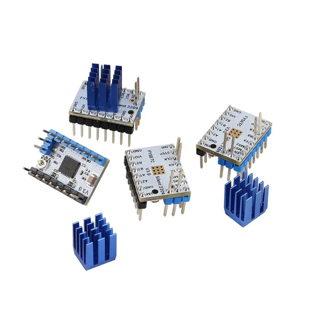 TMC2100 V1.3 шаговый двигатель StepStick Mute Motor Driver Module Super silent отличная стабильная защита