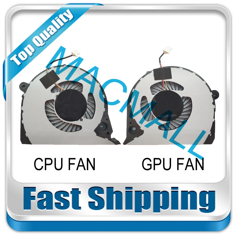 

New For Dell Inspiron G7 15-7000 7577 7588 G5-5587 P72F 2JJCP FJQS DC5V 0.5A FJQT Replacement Laptop CPU GPU Cooling Fan