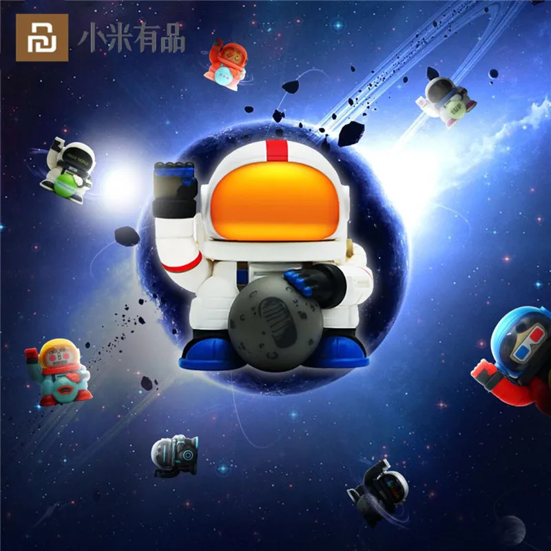 Cartoon Astronaut Figure Random Blind Box Toys Back To Future Spacemen Cute Doll DIY Decoration Birthday Gift From Xiaomi Youpin |