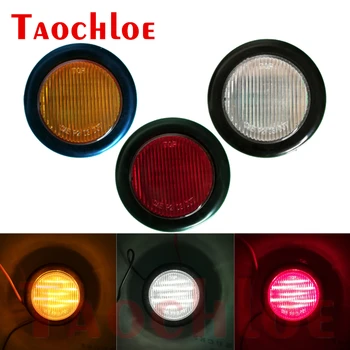 

2Pcs LED Side Marker Light For Bus Truck Trailer Lorry Tractor Clearance Lamp Turn Signal Running Lights For Car Boat