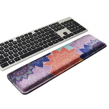 

3D Soft Memory Foam Micro Fiber Ergonomics Keyboard Pad Comfortable Lightweight Support for Computer & Laptop