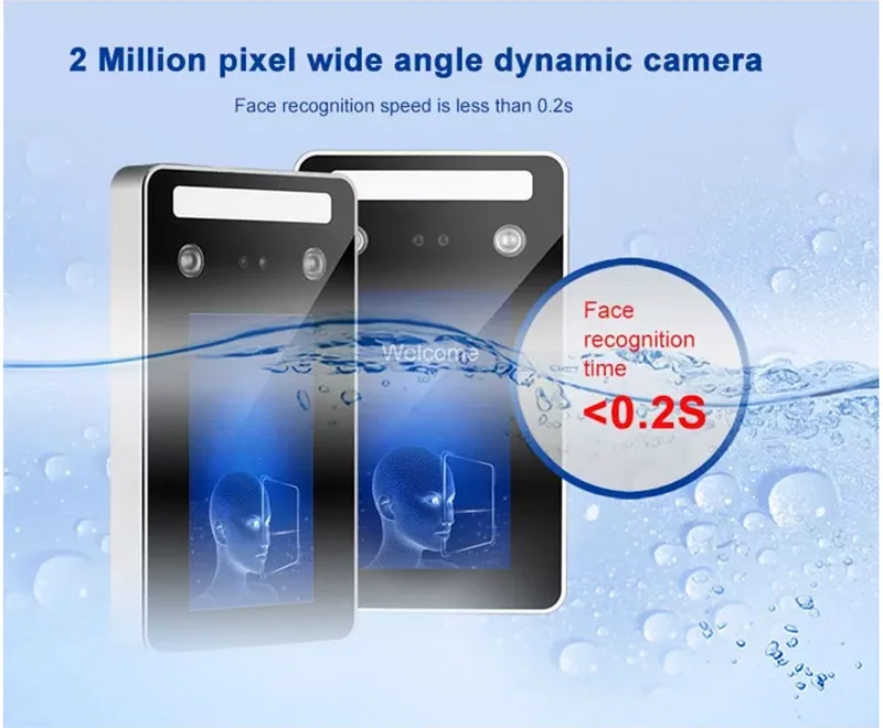 Waterproof Biometric Face Recognition Access Control And Time Attendance Facial Door Access Control System With RFID Reader - Famidy.com