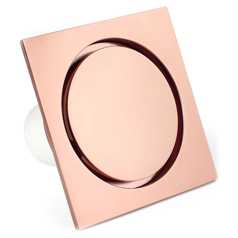 

New Rose Gold Shower Drain Sink Bathtub Drainer Bathroom Toilet Kitchen Balcony Universal Floor Drain