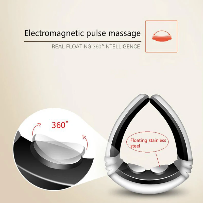 Электрический импульсный массажер для спины и шеи с дальним инфракрасным нагревом импульсный обезболивающий прибор расслабляющий Интеллектуальный шейный массажер
