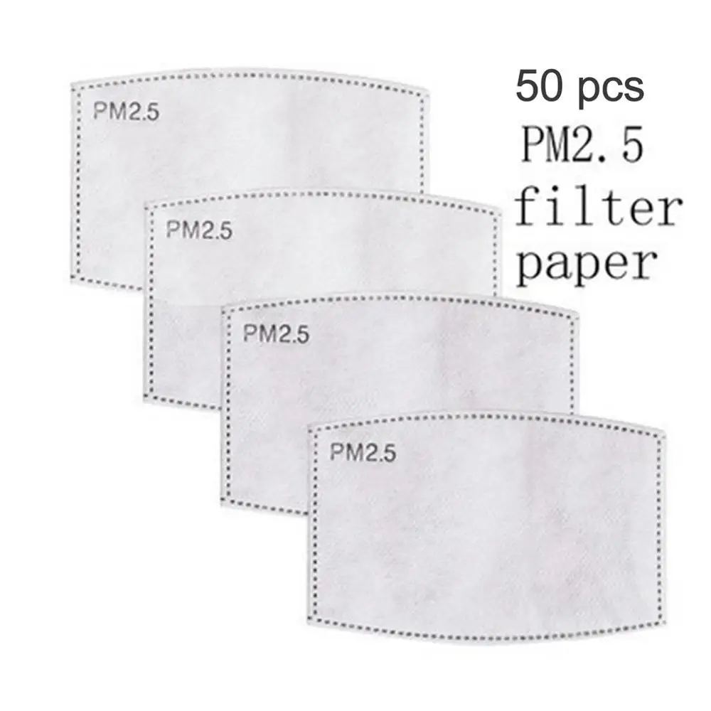 

Mask Filter Anti-Fog And Dust-Proof Activated Carbon Filter Activated Carbon Pm2.5 Filter Anti-Pm 2.5 Allergies 50 Pcs