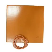 220V 380*380 мм промышленного алюминиевого профиля силиконовой резины Нагреватель грелку