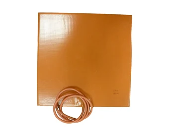 

220V 380*380mm industrial silicone rubber heater heating pad with 3m adhesive and 1ook thermistor