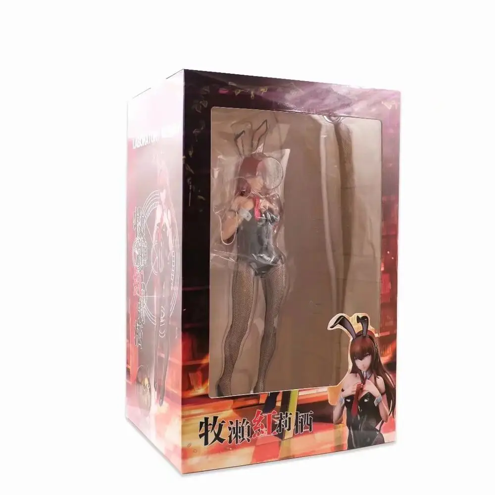 Huong Anime Figure 34 CM Steins Gate Makise Kurisu sexy rabbit girl PVC Action Figure Collection Model Toy Christmas Gifts (1)