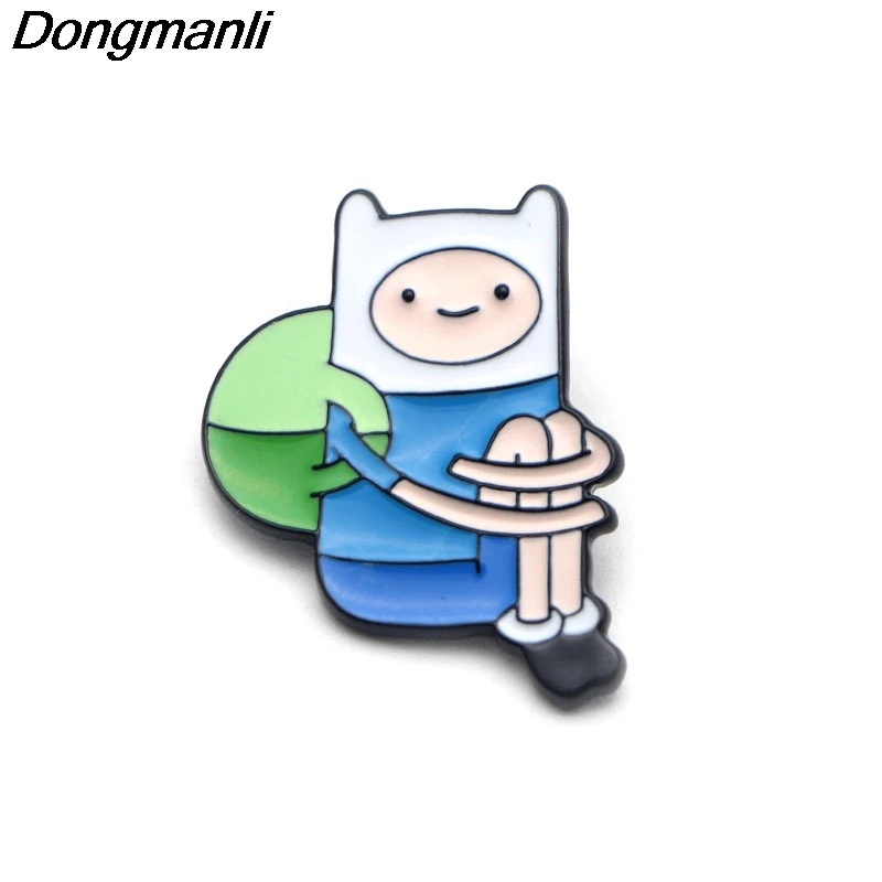 P2449 Dongmanli Мультфильм Аниме Девушки металла Эмаль Воротник Pin отворотом Знак