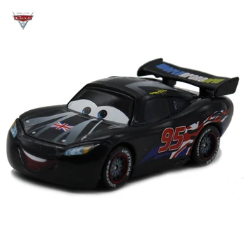 

Disney Pixar Cars 2 3 British Lightning McQueen Jackson Storm Ramirez Mater 1:55 die-cast car metal alloy kids toys kids gifts