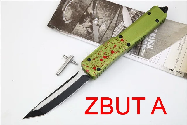 ZBUT A JUFULE сделано UT UT70 UT85 D2 лезвие алюминиевая ручка кемпинг тактический инструмент ужин кухонный нож - Color: ZBUT A