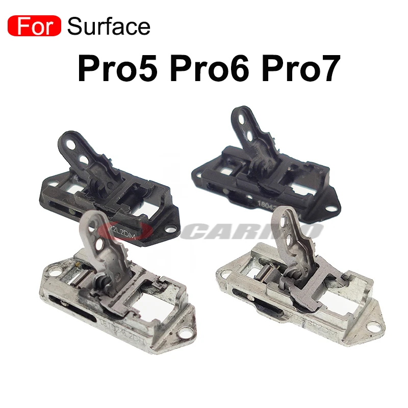 마이크로소프트 서피스 프로 6 7 5 Pro5 Pro6 Pro7 용 좌우 힌지, 킥 스탠드 커넥터 샤프트 교체 부품, 블랙 실버