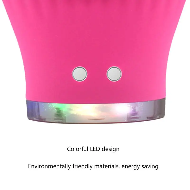 

Electric Facial Cleansing Silicone Brush USB Charger Waterproof Face Cleaner Tool M7DF