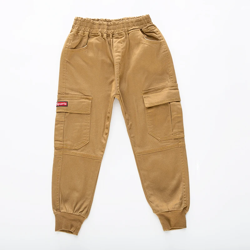 IENENS Kids Boys Long Pants Girls Casual Sports Trousers Spring Autumn Children Boy Running Pants Elastic Waist Pants 5-13Y