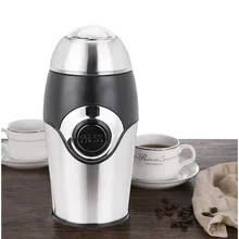 Электрическая кофемолка из нержавеющей стали, портативная кофемолка, кофемашина, домашняя кофейная мельница, beansgrinder