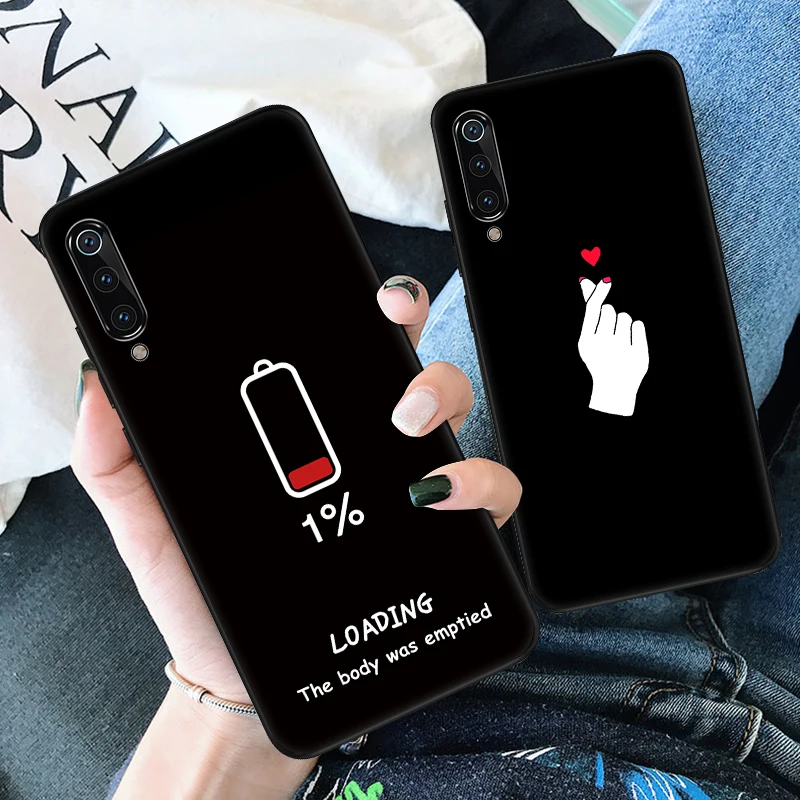 Мягкий ТПУ силиконовый матовый чехол для телефона для Xiaomi mi 9 CC9 E A3 Lite mi 9 SE мультяшная задняя крышка красный mi K20 Note 6 7 Pro 6pro 6A Fundas
