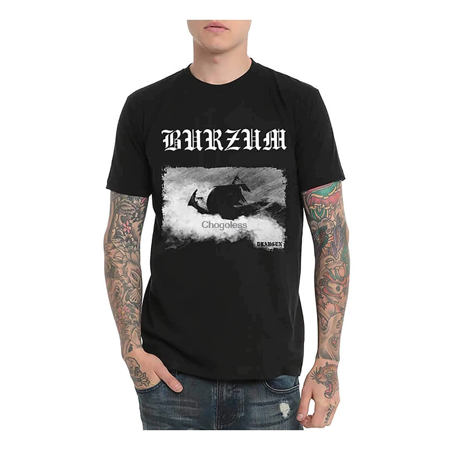 Женские топы LILILOV Burzum футболки с принтом спереди KY93 |
