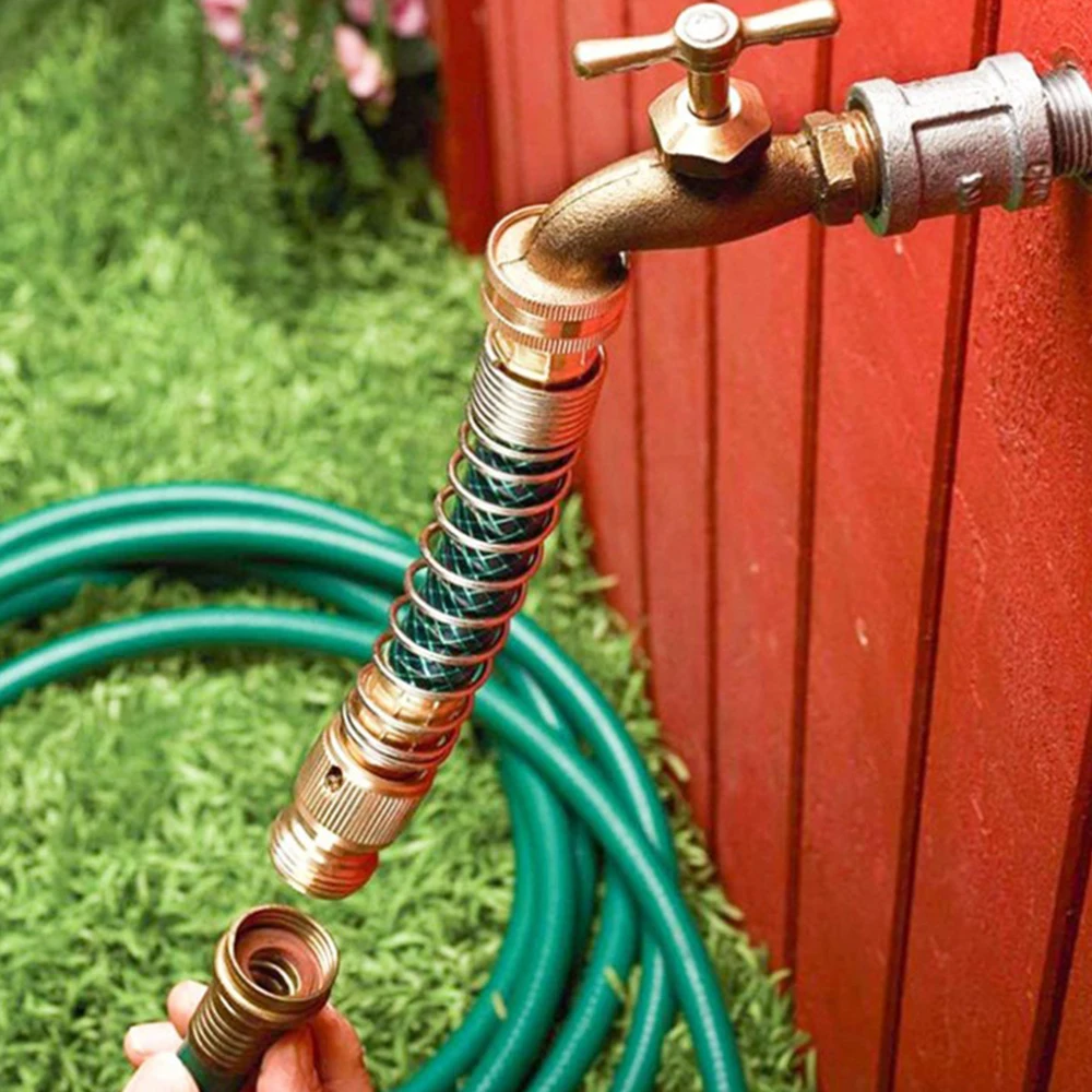 US Type Spring Hose Garden Hose Anti Kink Protector Faucet Hose