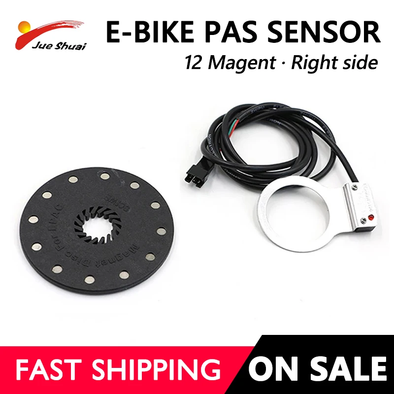CUHAWUDBA Electric Bicycle Pedal Pas Pedal Assist Sensor 12 Magnets