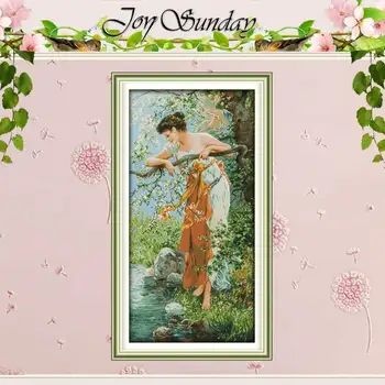 

The Charm of Spring Counted Cross Stitch 11CT 14CT Cross Stitch Chinese Cross Stitch Kits for Embroidery Home Decor Needlework