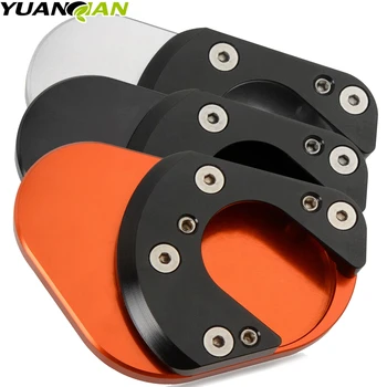 

CNC Kickstand Side Stand Extension Pad Plate For KTM Duke RC 125 200 390 Enduro Supermoto SM SMC Adventure 690 950 990