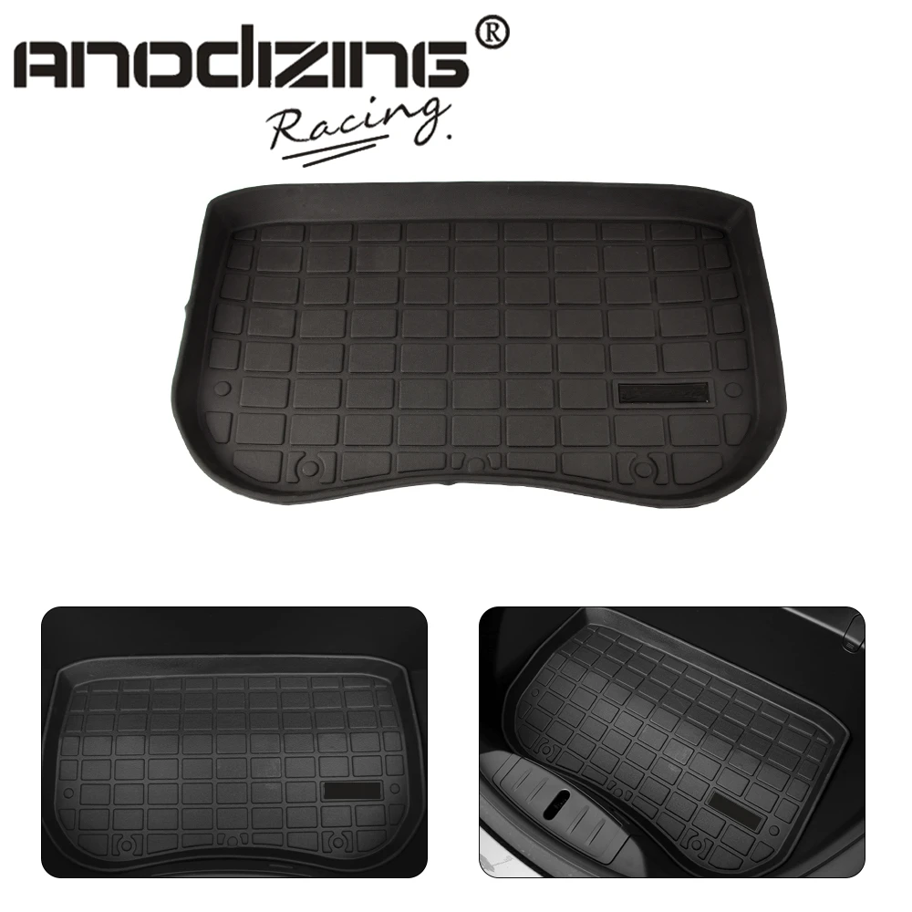 

TPE Before Cargo Tray Trunk Floor Mat Black Rubber Waterproof for Tesla Model 3 2017 2018 2019